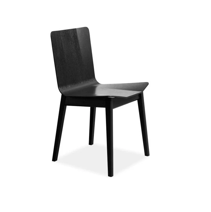 SM 807 Dining Chair Wooden Legs (Veneered Shell)