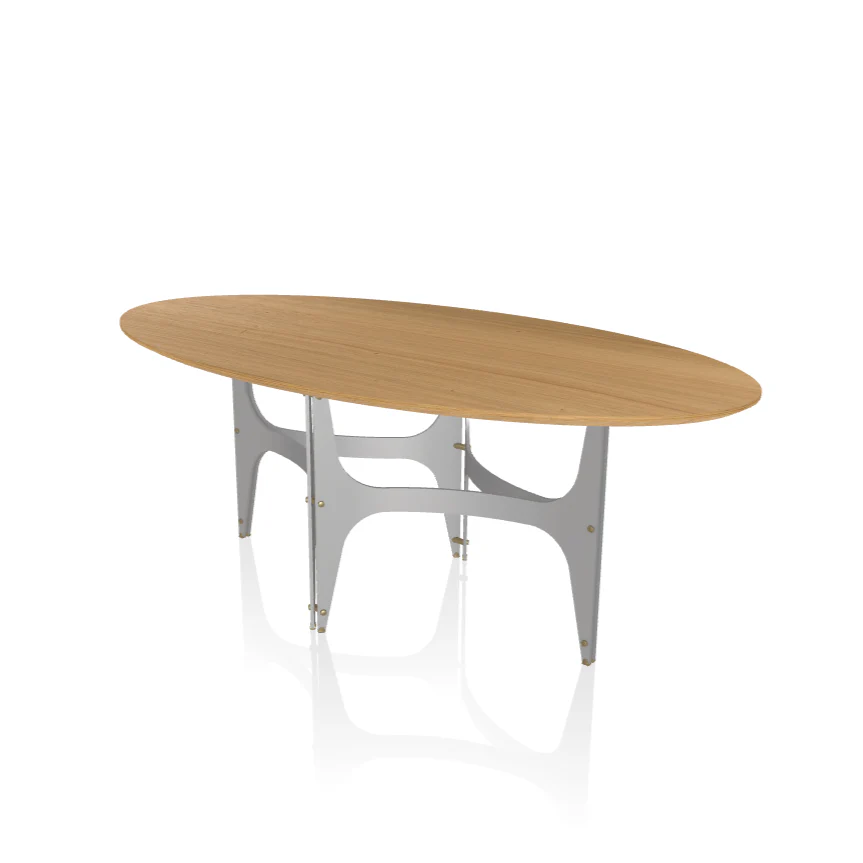 Universe Elliptical WoodTable