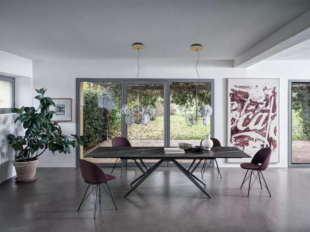 Bridge Rectangular Marble/Ceramic Table