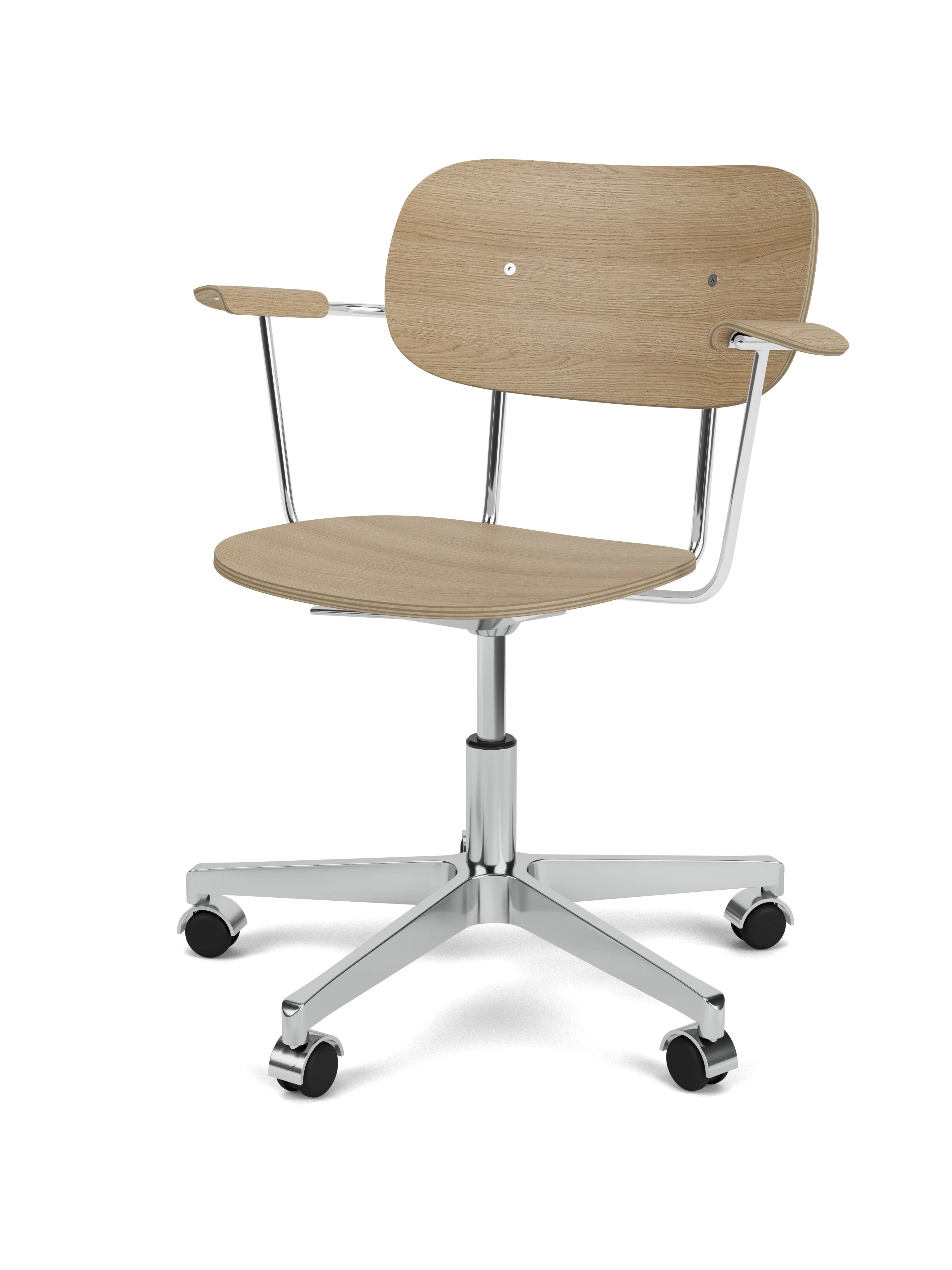 Co Task Chair with Armrests - VENEER