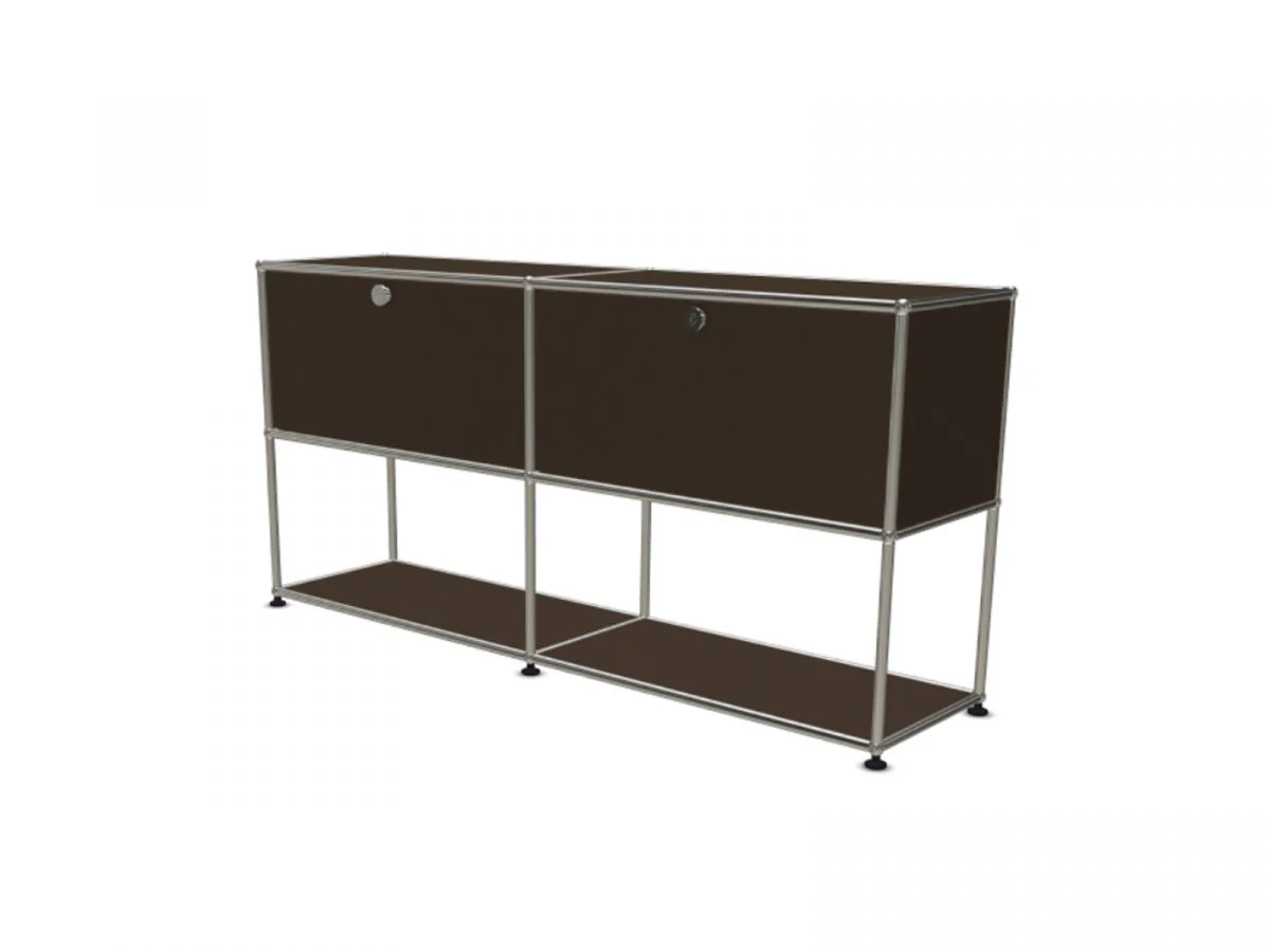 Haller Sideboard M with Lower Structure and 2 Vasistas