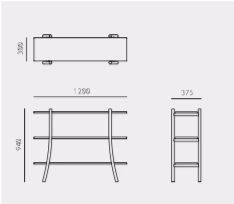 Skyladder Shelves Low
