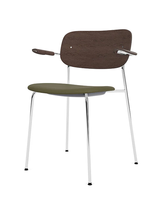 Co Dining Chair with Armrest - UPHOLSTERED SEAT