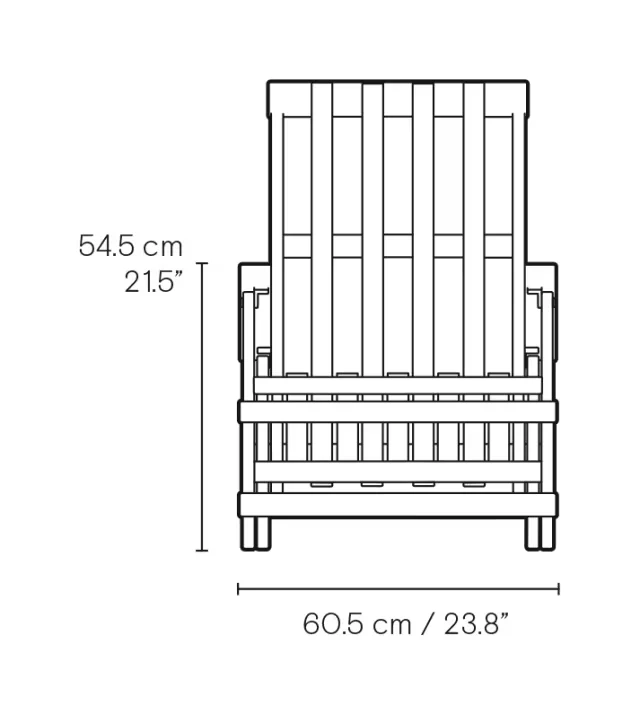 BM5568 Deck Chair With Cushion