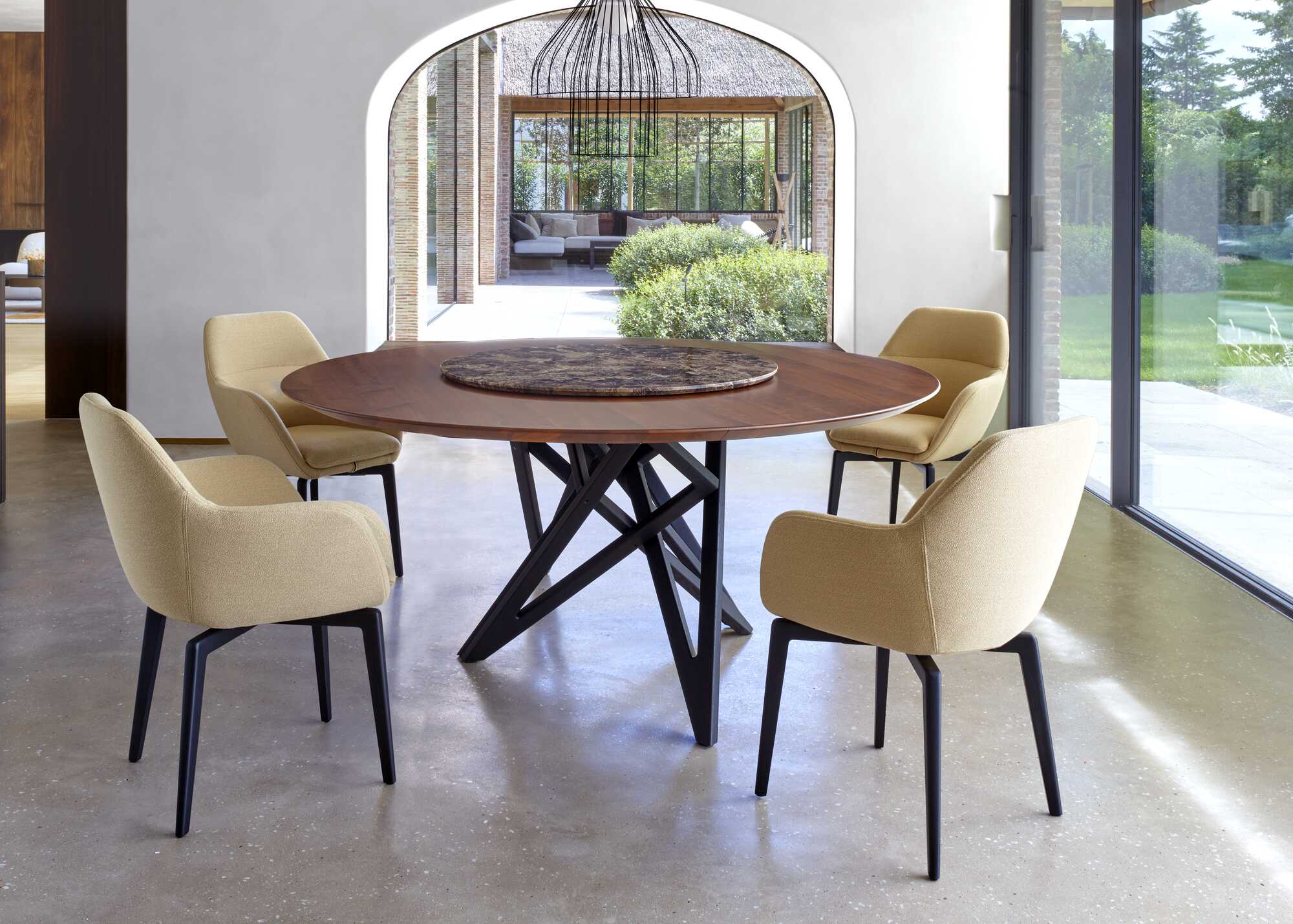 Ennéa Dining Table - Lazy Suzan Lazy Suzan - Ø 94 Cm