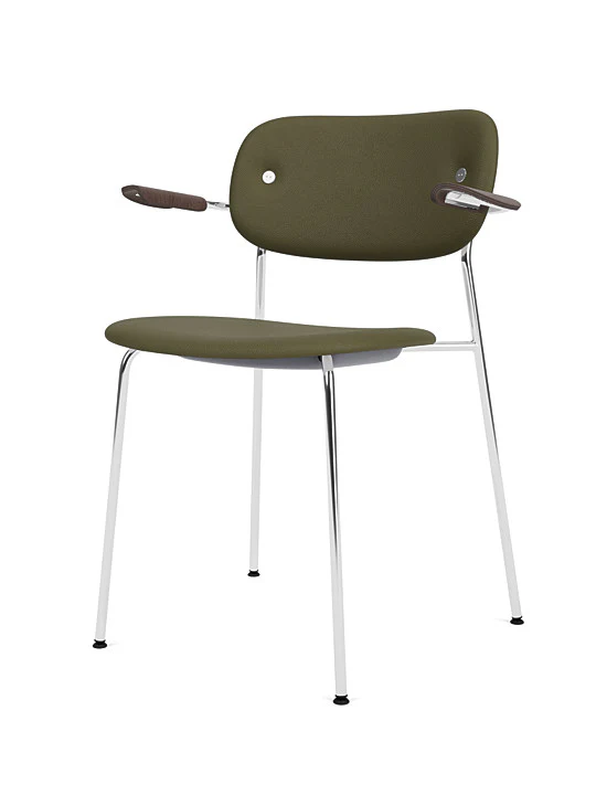 Co Dining Chair with Armrest - UPHOLSTERED SEAT AND BACK