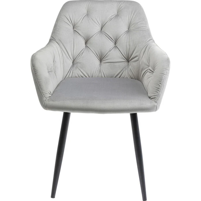 Chair with Armrest Kira Grey