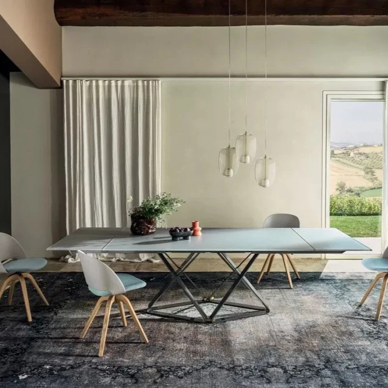 Delta Rectangular With Extensions Crystal Table