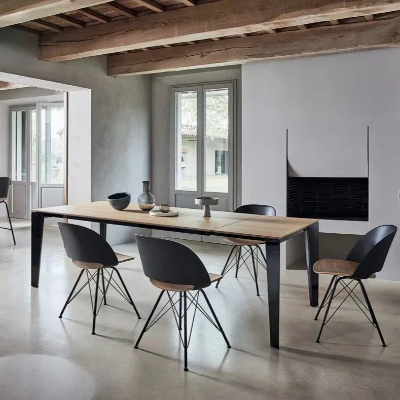 Cruz Wood Table with Extensions