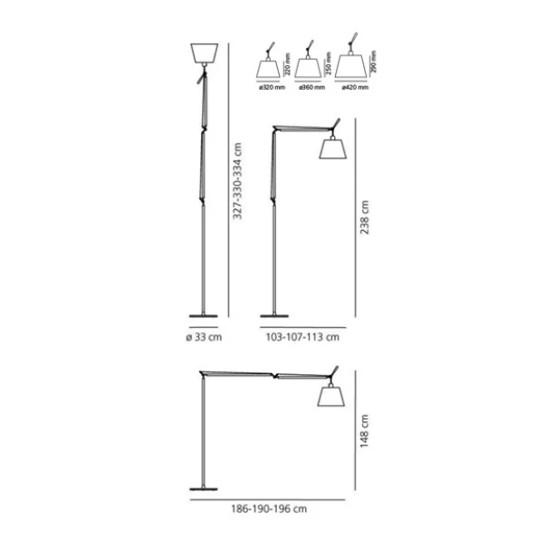 TOLOMEO FLOOR MEGA DIMMER