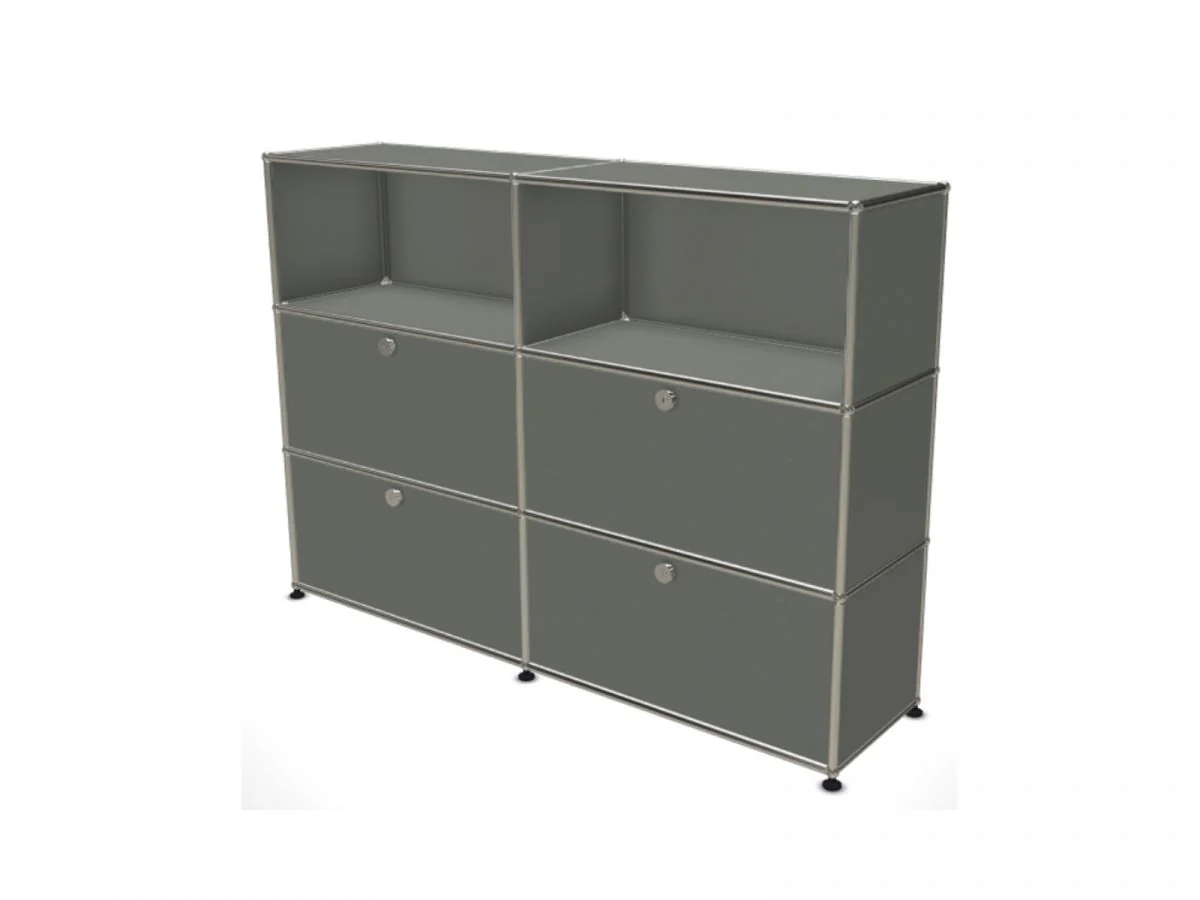 Haller High Sideboard M with 4 Drop-Down Doors
