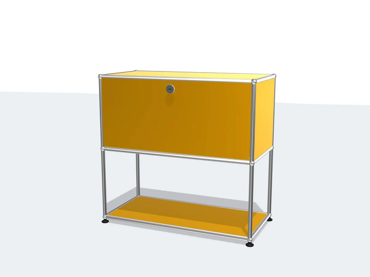 Haller Sideboard Lower Structure and One Drop-Down Door