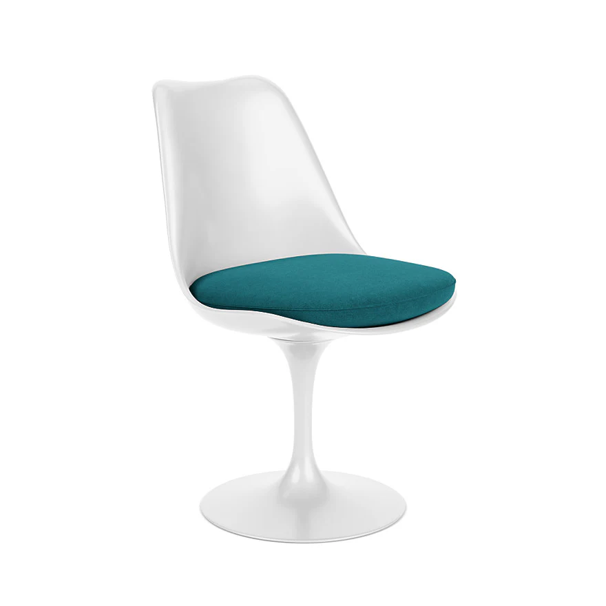 The Saarinen White Tulip Armless Chair