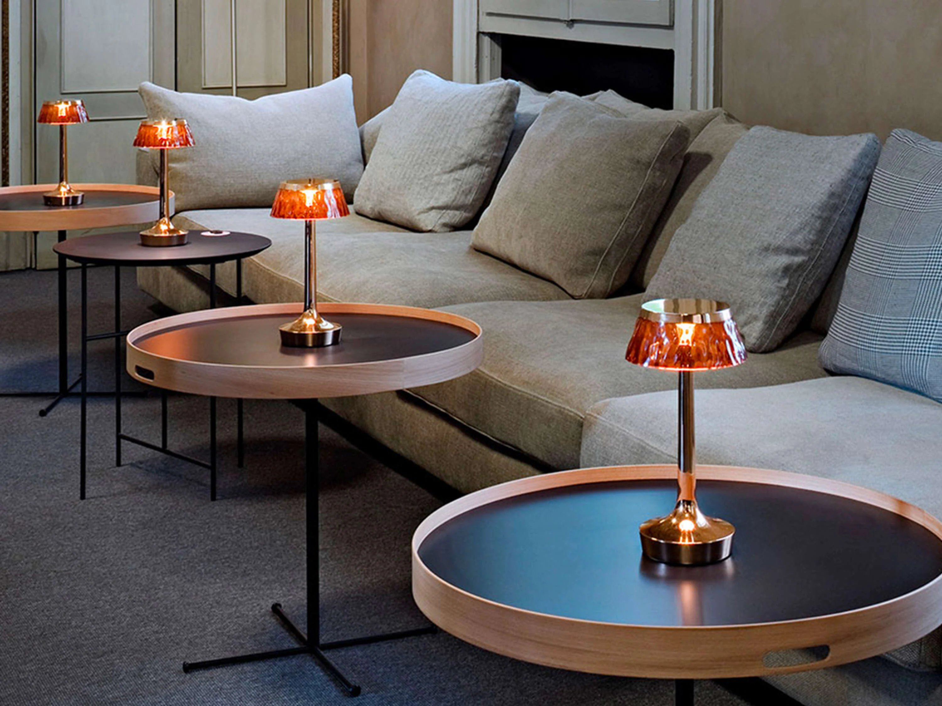 Bon Jour Unplugged Table Lamps