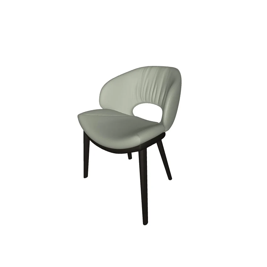 MIRANDA Wood Lounge Chair