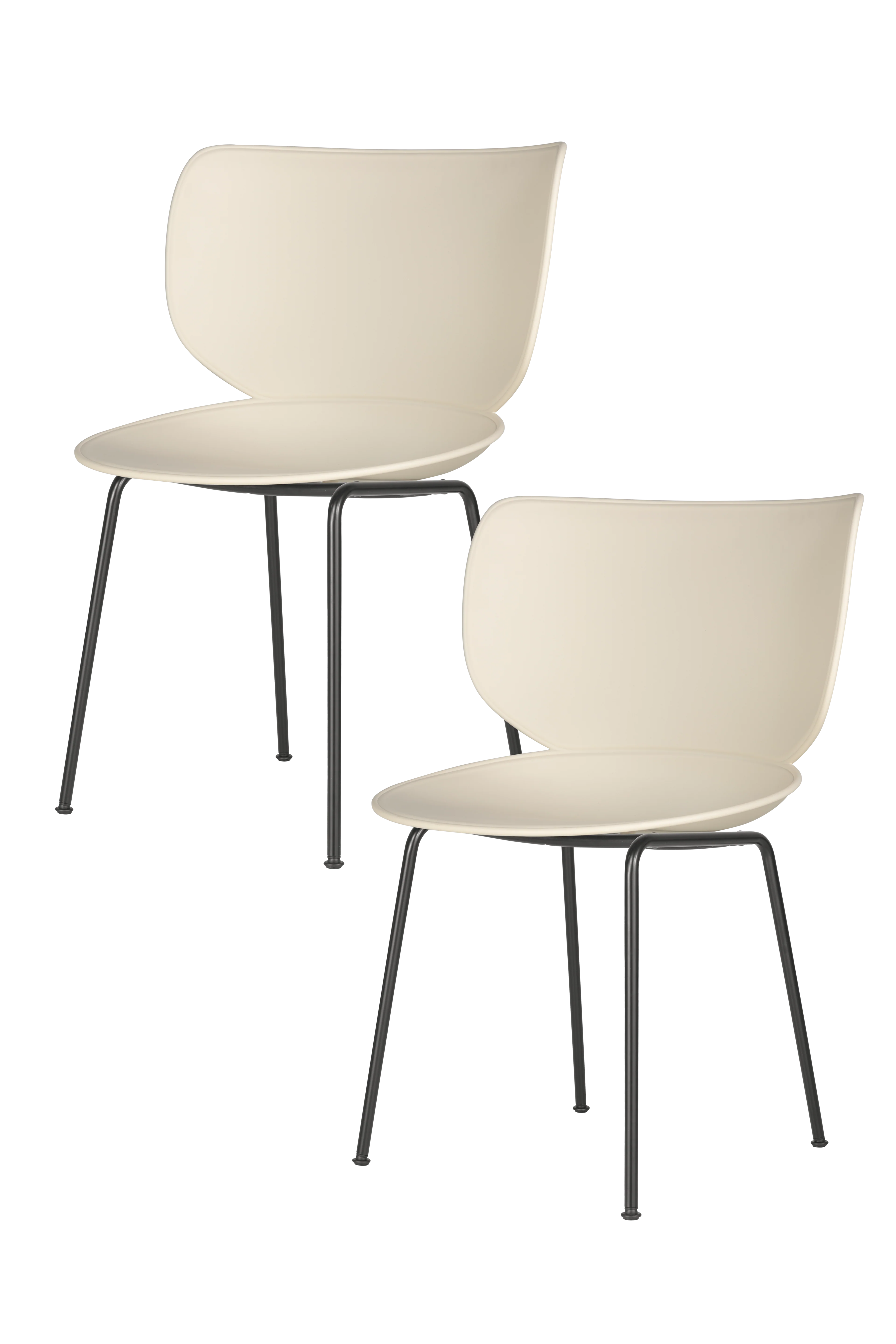 Hana Chairs Un-Upholstered Set of 2