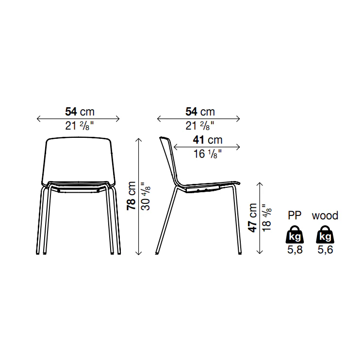 RAMA Four Legs Chair