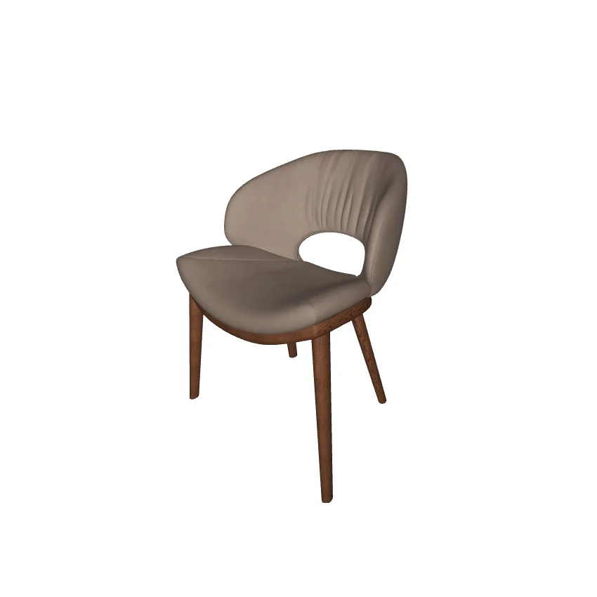 MIRANDA Wood Lounge Chair