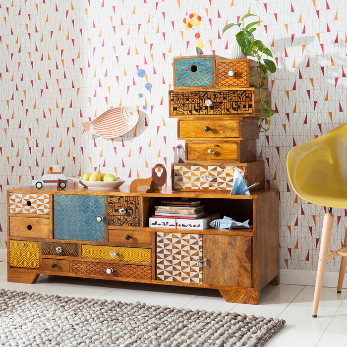 Lowboard Soleil 9Drawer 3Doors