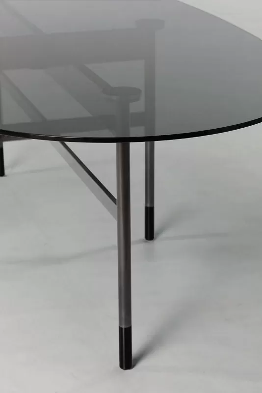 Glamour Rectangular Crystal Table