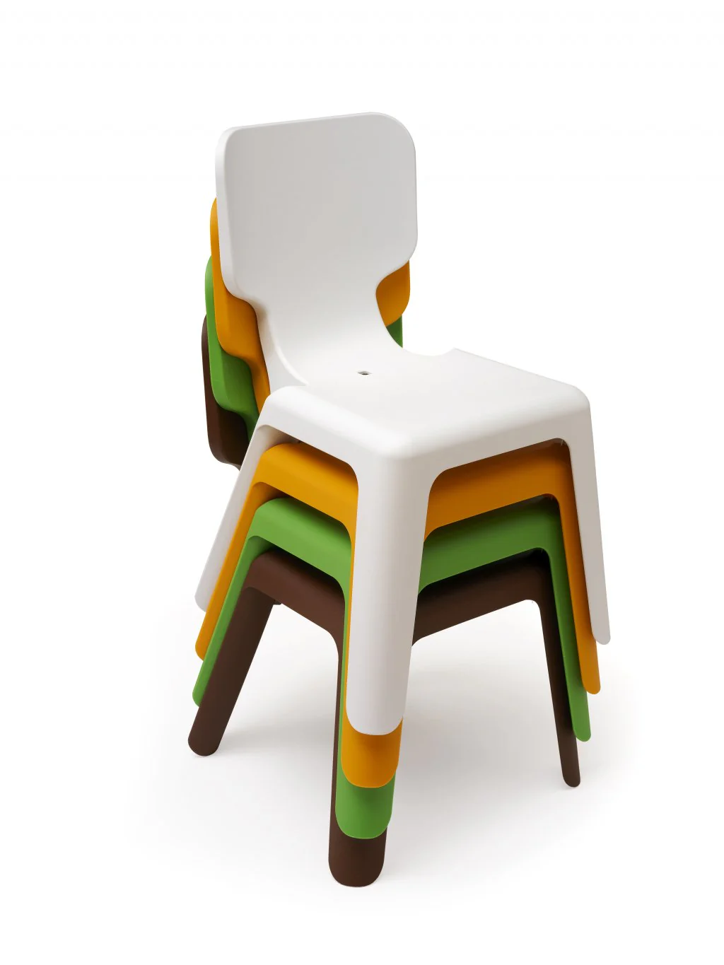 Alma Stacking chair for children, suitable for outdoor use
