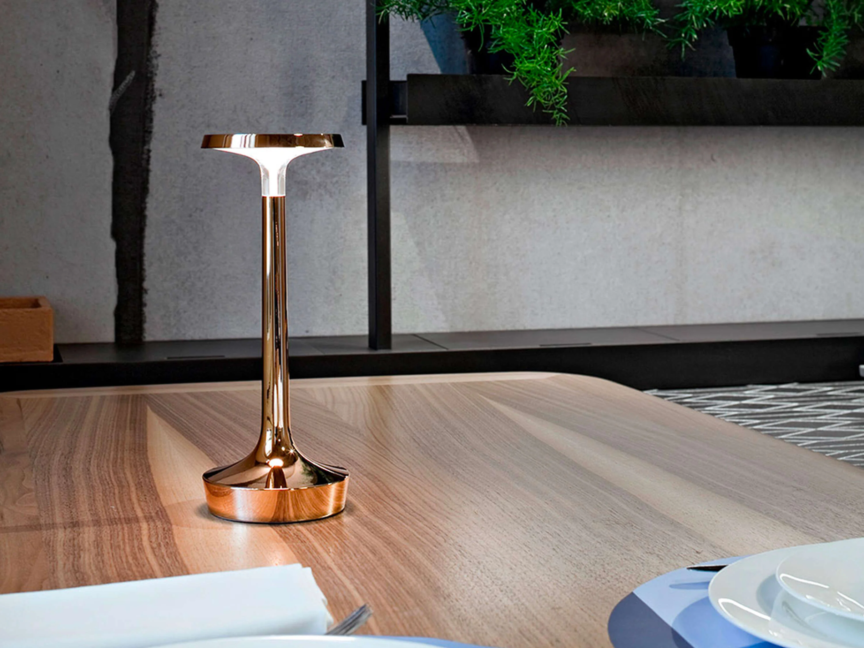 Bon Jour Unplugged Table Lamps