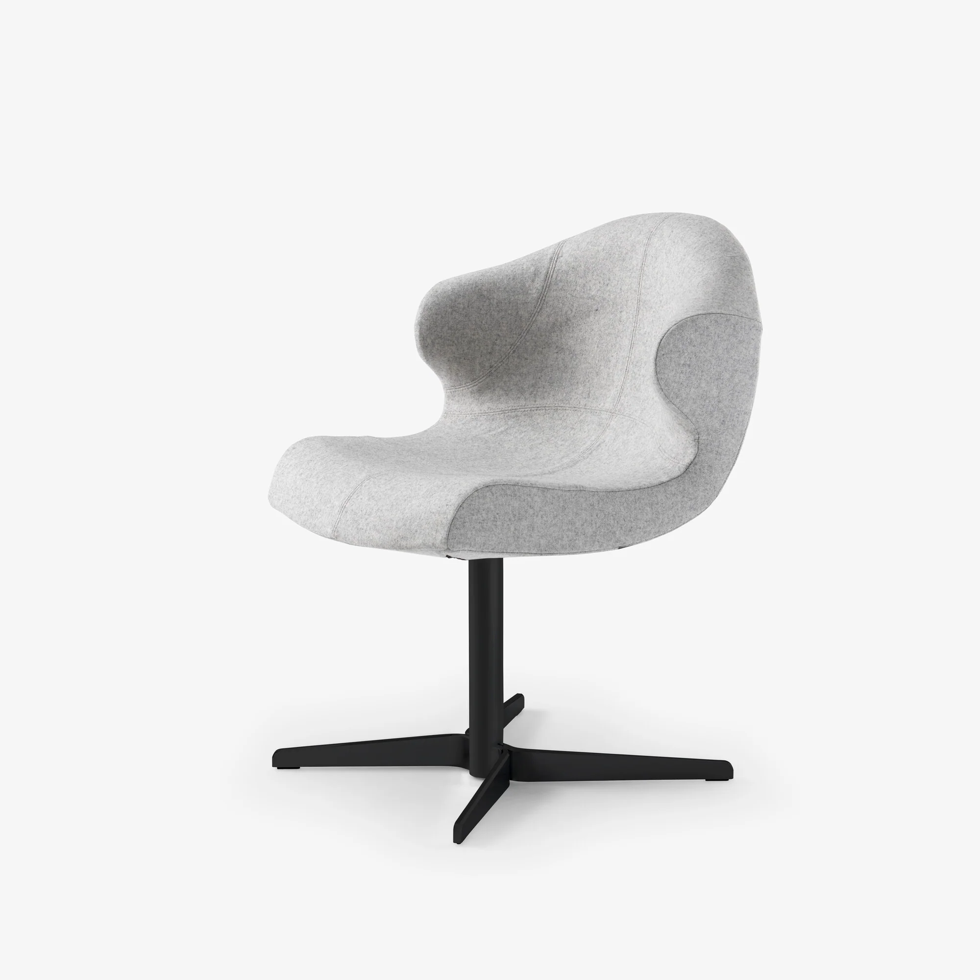 Alster Alster Carver Chair Central Pedestal – Matt Black