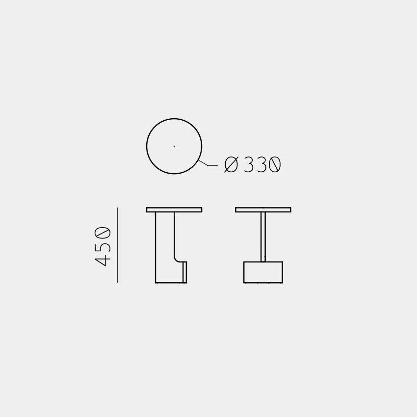 Beam Side Table by Ariake