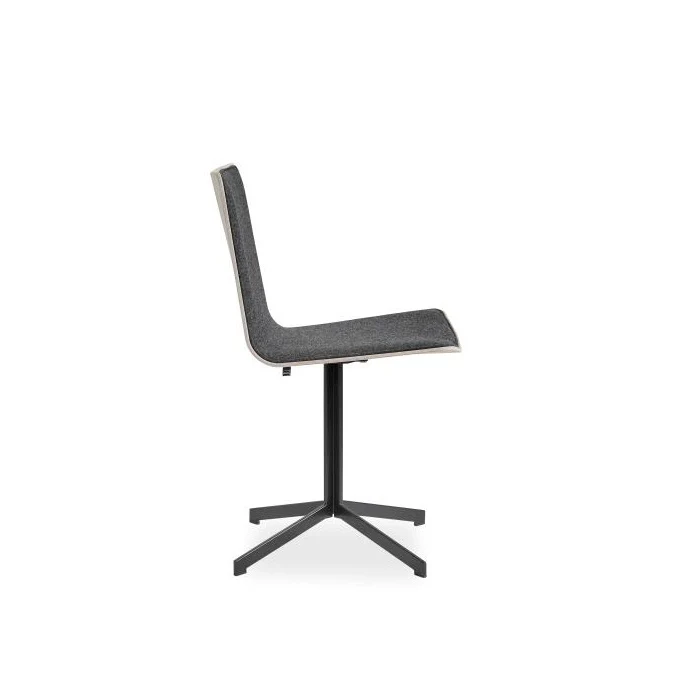 SM 803 Dining Chair Black Steel Base (Upholstered Shell)