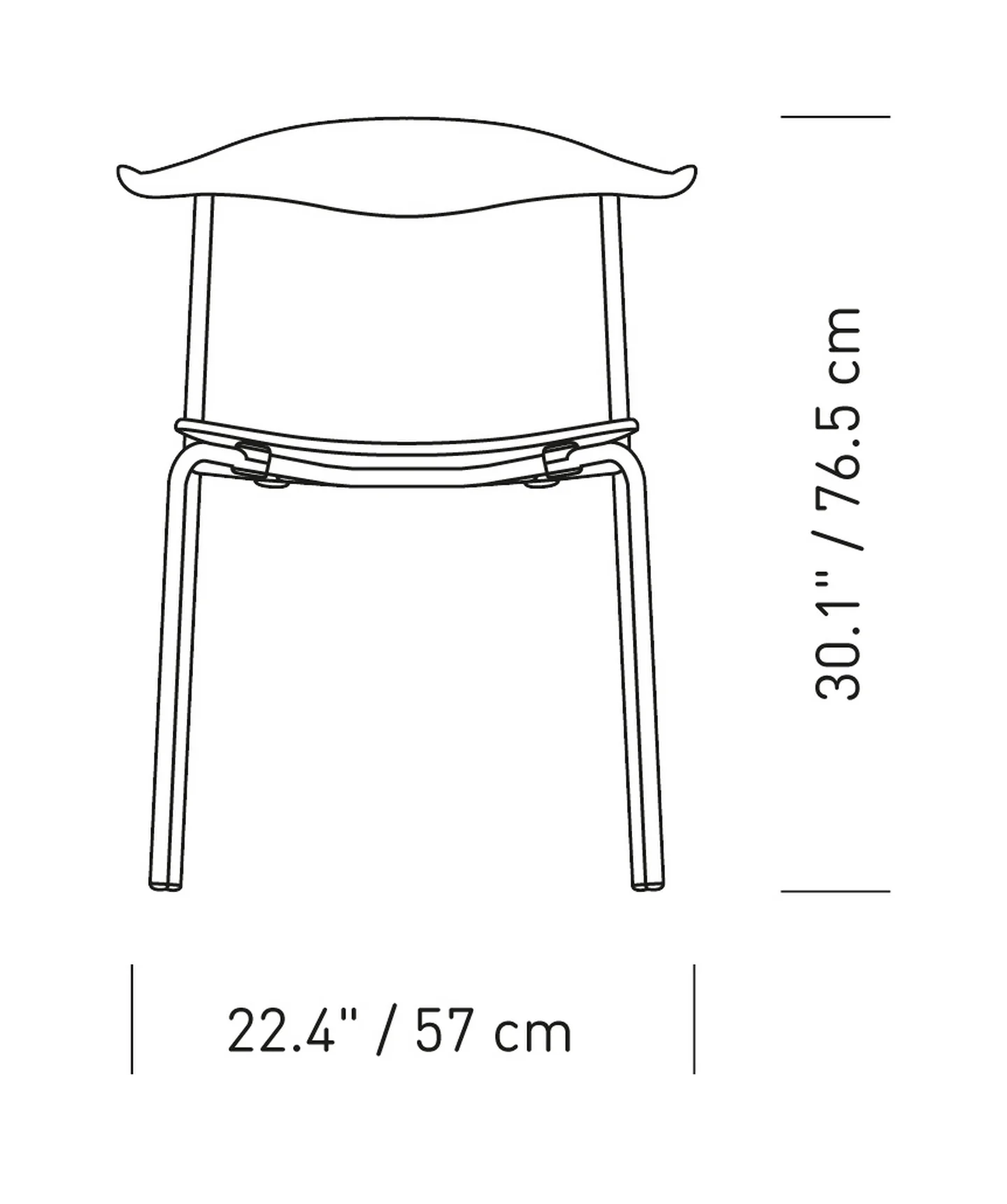 CH88P Stainless Steel Dining Chair