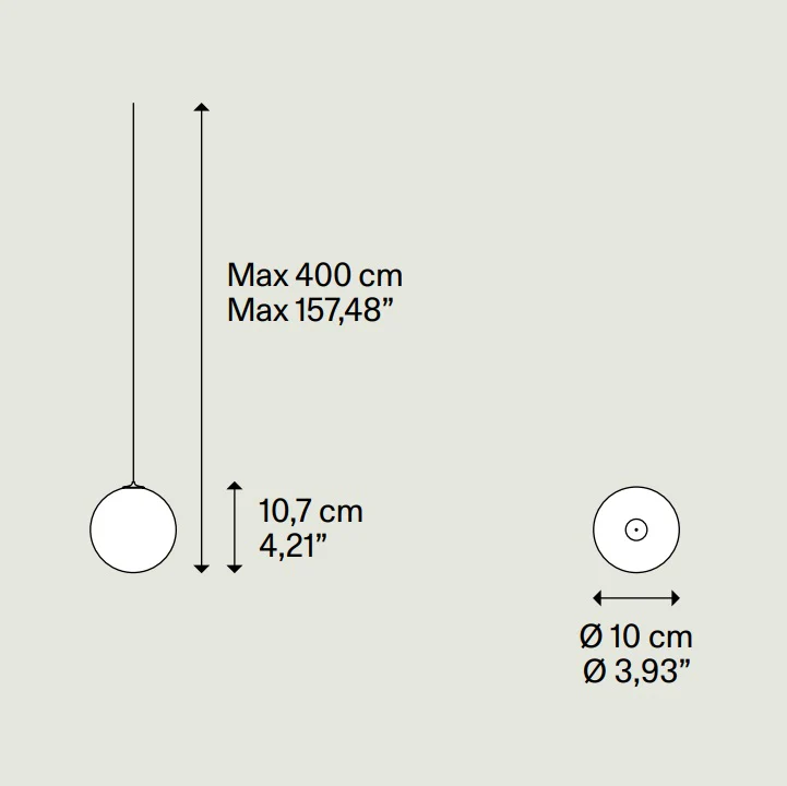Random Solo 10 Cluster Suspension Lamp