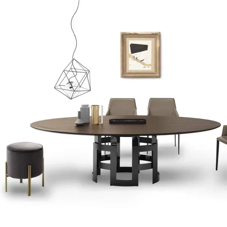 Imperial Elliptical Wood Table