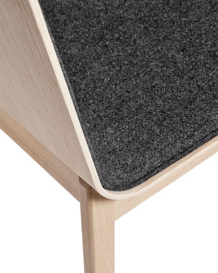 SM 807 Dining Chair Wooden Legs (Upholstered Shell)