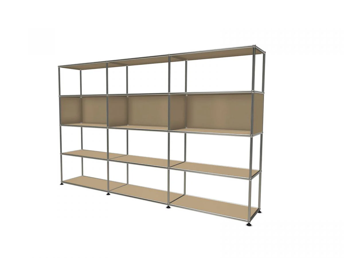 Haller Bookcase with 3 Closed Units L