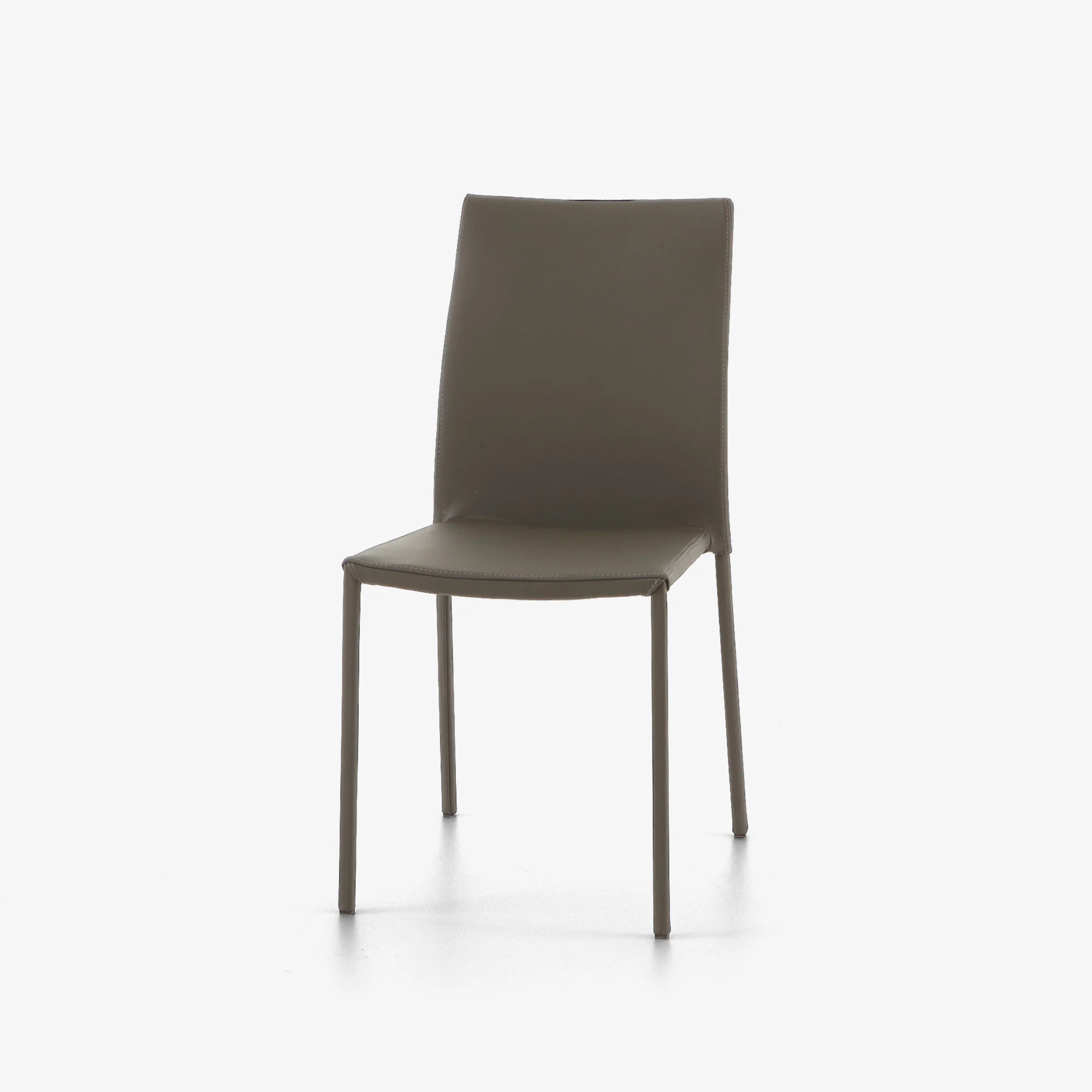 Slim Chair Chair Grey Leather