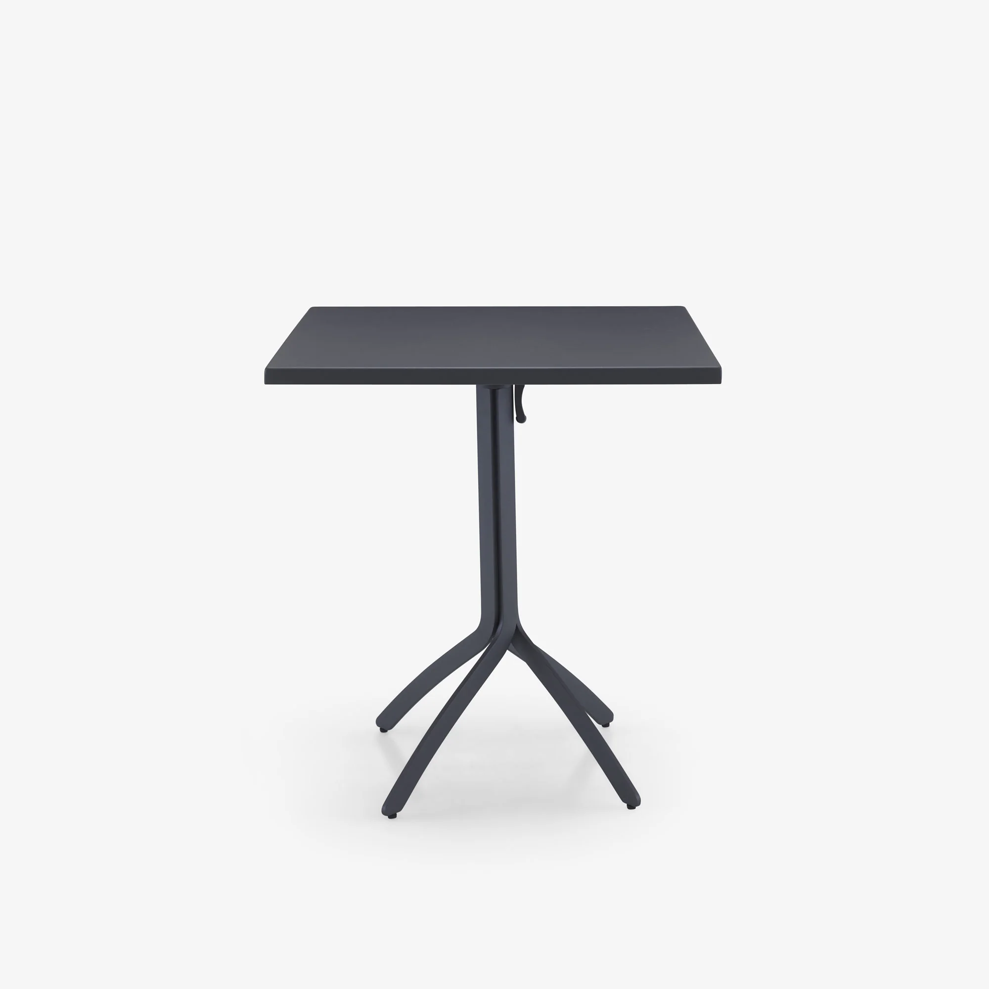Noomi Dining Table With Pivoting Top Charbon Lacquered