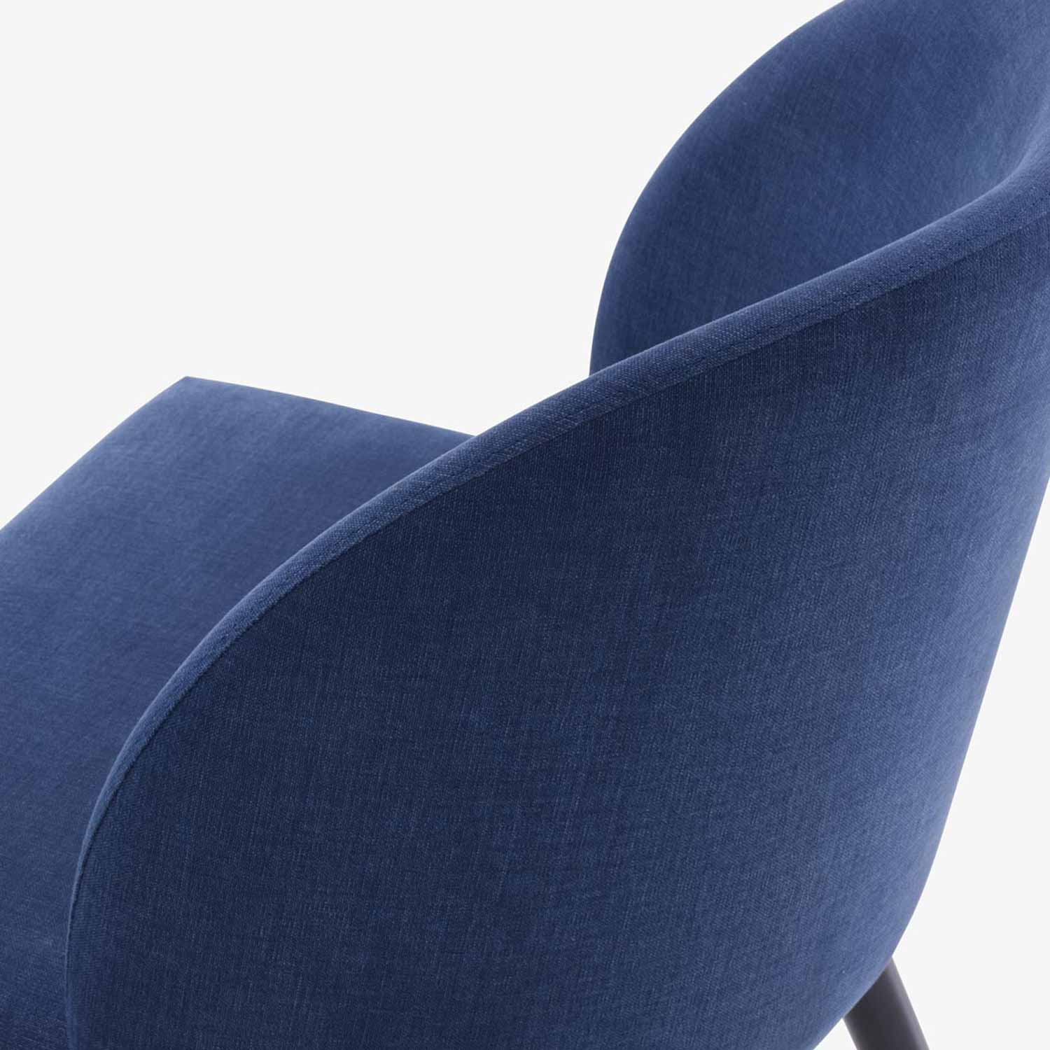 Giuliana Chair Fabric-Bleu Nuit (Midnight Blue)