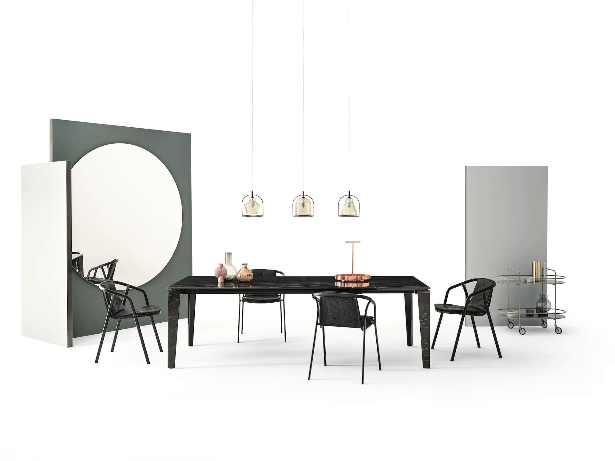 Senso Extendable Marble/Ceramic Table