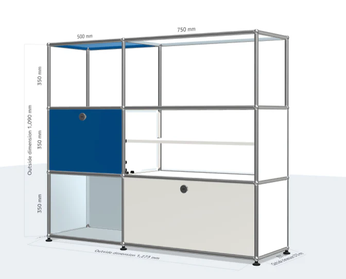 USM Haller shelving MY1