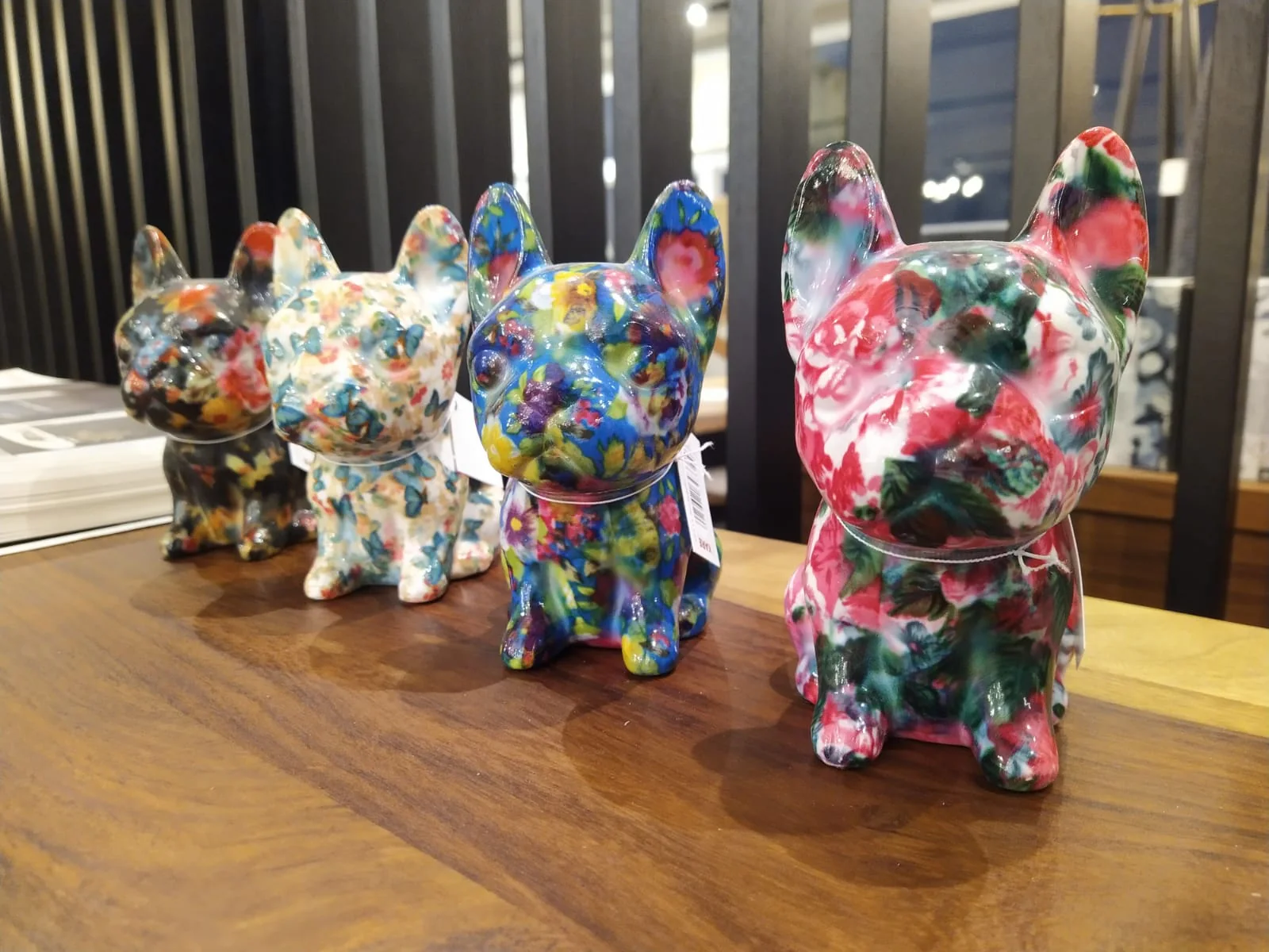 Money Box Dog Fiore 12cm Assorted (Set of 4)