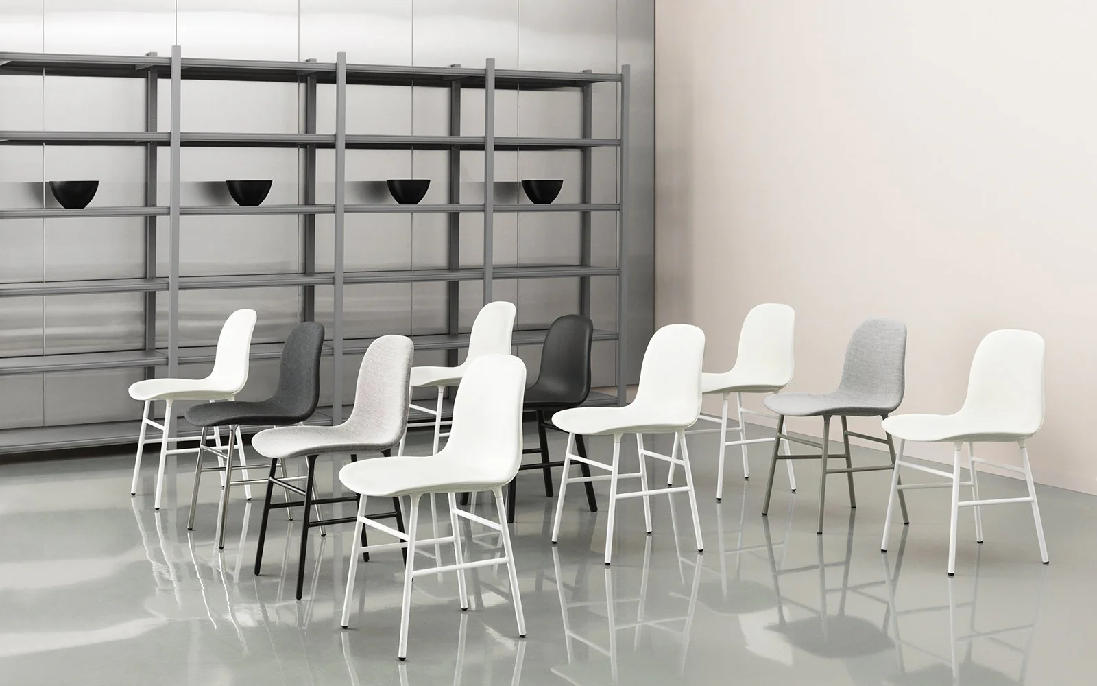 Form Chair w/ Oak Legs