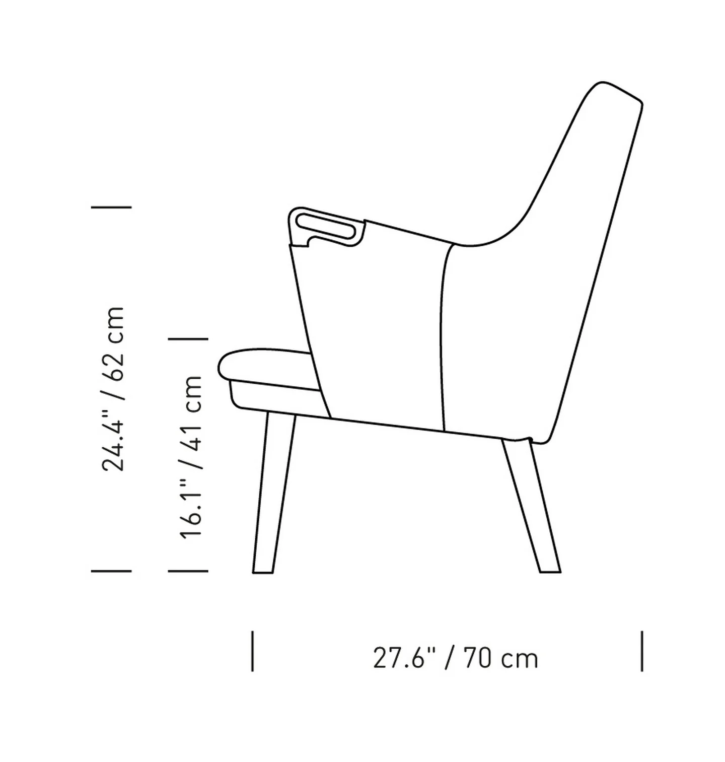 CH71 Lounge Chair