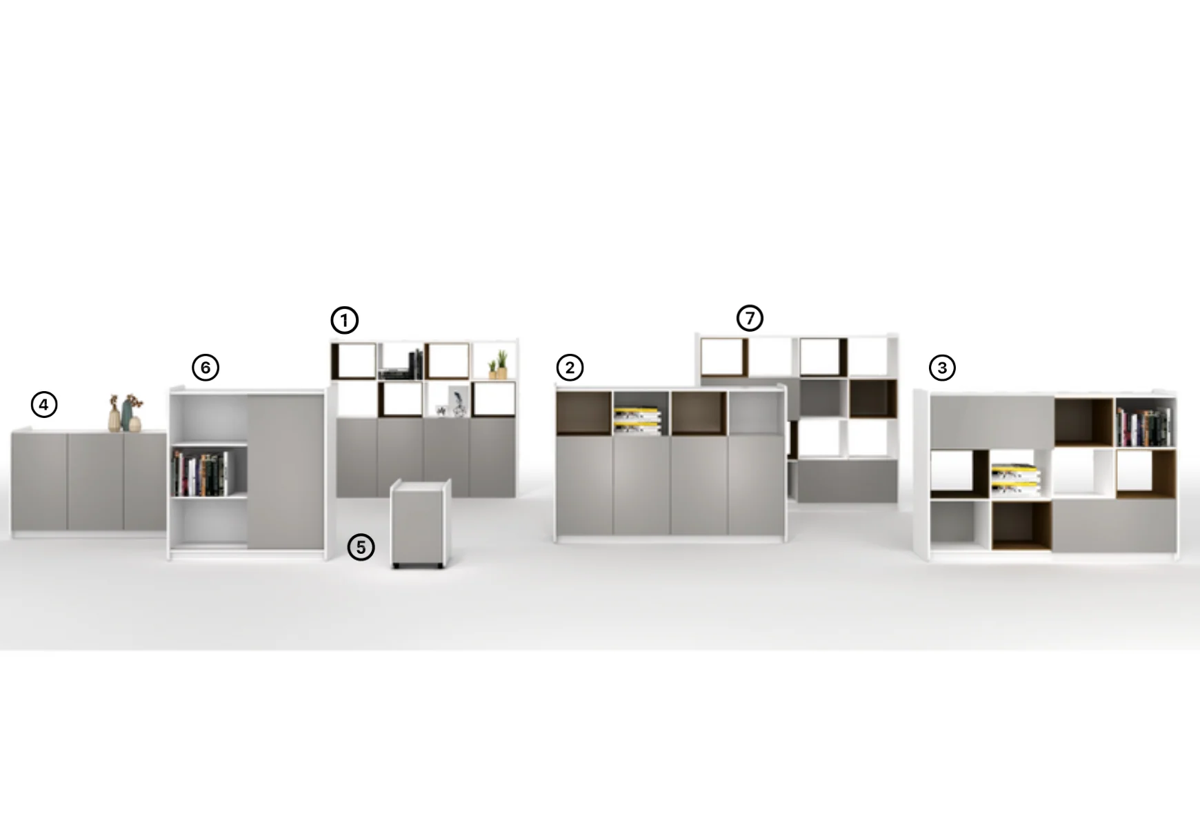 Sao Wooden Office Cabinet -  NEOFRONT Series