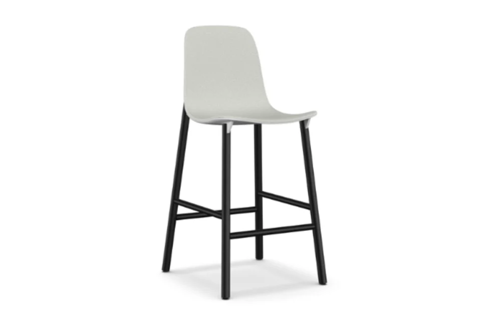 SHARKY Bar Stool (HIGH BACK) - Aluminium Base