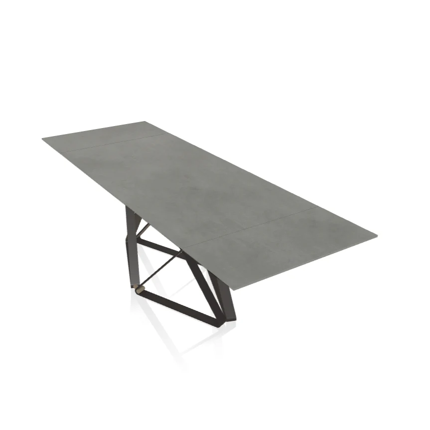 Delta Rectangular With Extensions Marble/Ceramic Table