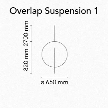 Overlap Suspension Lamp