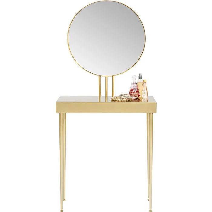 Console mit Mirror Curve Art 153x70