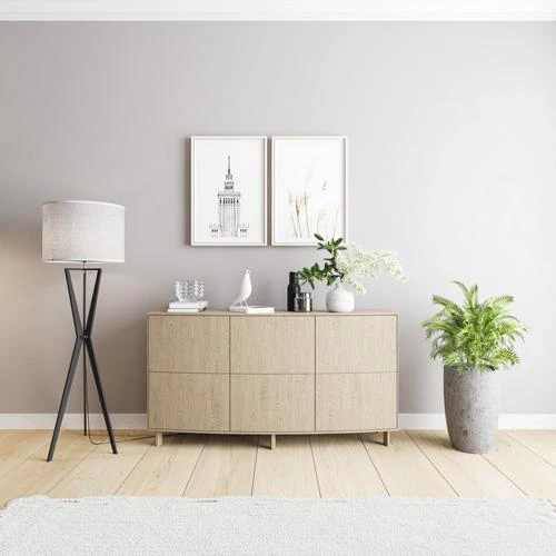 SM 413 Sideboard (3 Doors / 5 Short Shelves / 1 Drawers)