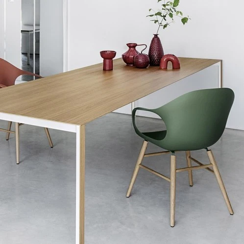 ELEPHANT Wooden Base Chair - Polyurethane Seat