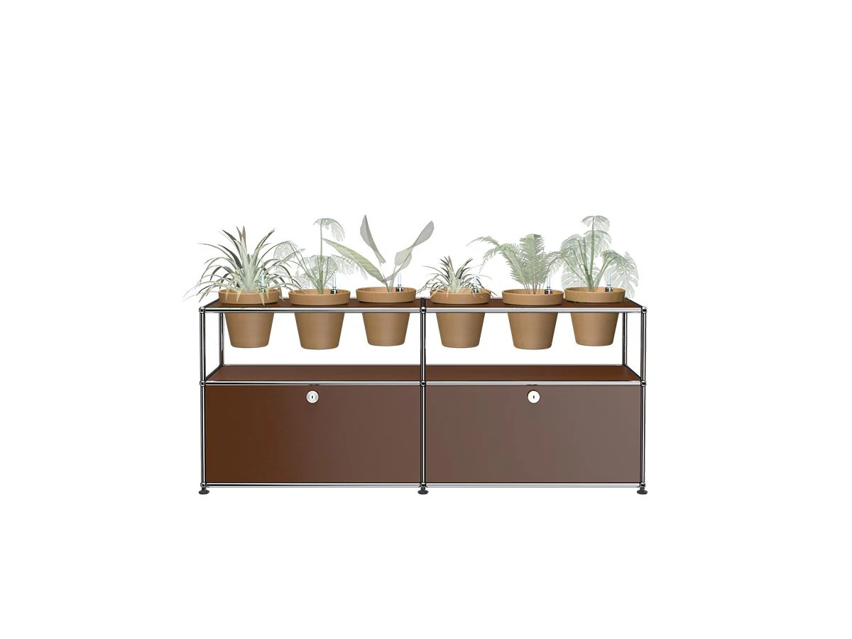 Haller Plant Sideboard - Six Vase Holders